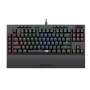 Syntech Redragon K588 Rgb Pro Broadsword Tkl Mechanical Wired Gaming Keyboard - Black