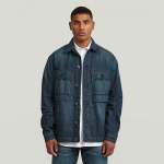 G-star Raw Mosa Antique Jadeite Green Overshirt - XL Blue