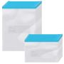Chenshia Clear Reusable Freezer Leakproof Food Storage Bags - With Zipper