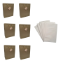 Gold Gift Bag & Tissue Paper Set - 6 Bags