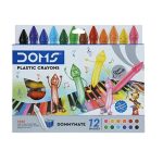 Doms Plastic Crayons Dommymate 12