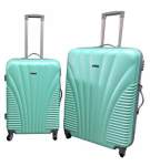 Smte 2 Piece Blue Star Luggage Set Applegreen With Keychain