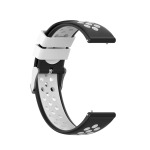 Kd Quick Release 18MM Silicone Strap – Black & White