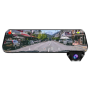 E-ACE-2K High Definition Front&rear Dashcam With Night Vision Support-black