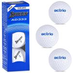 AD333 Golf Balls Sleeve Of 3 - Solid White AD3