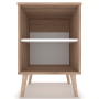 Bam Scandi Bedside Table - Oak