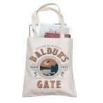 Tobgbe BG3 Astarion Game Gift BG3 Adventure Awaits Inspired Canvas Shopping Bag BG3 Gamer Gift Astarion Merchandise Adventure Aw