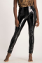 Draya Vinyl Pant - Black - M