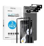Google Pixel 7A Premium Tempered Glass Screen And Camera Lens Protector 6PK Omoton