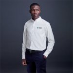 Mens Long Sleeve Sorrento Shirt - White 5XL