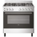 AEG 90CM Stainless Steel Freestanding Full Gas Cooker – ZA90GS1