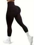 Women's High-waisted Yoga Pants With Four-way Stretch No-slip Waistband Fitness Leggings For Running Yoga And Gym