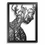 Tree Woman Raised Metal Wall Art Home D Cor - 60X80CM By