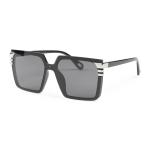 Beige Stripe Temple Detail Sunglasses