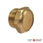 AirCraft Muffler Brass Flat 1 8' Male