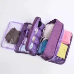 Travel Multifunction Packing Organizer - Purple