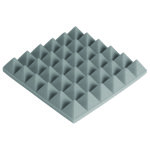 Parrot Acoustic Panel 300 X 300 Pyramid – Light Grey 12 Pieces – AP3030LG