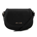 Pierre Cardin Jessie Saddle Crossbody Bag - Black