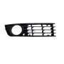 Audi A4 B6 Right Side Grille / Fog Cover With Hole Plain Black 01-04