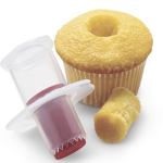 1PC Plastic Cupcake Corer Kitchen Muffin Cake Hole Plunger Cutter Pastry Corer Cake Filling Tools Reusable Cupcake Corer Baking