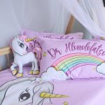 Shaped Pillow Unicorn Unicorn Over The Rainbow Set