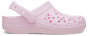 Classic Floral Cut Out Clog Kids Age 5+ - Pink Milk / J6