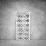 Laser Cut Screen - Design 135 - 2900 X 1400 X 20 Matt White Outdoor