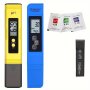 2PCS Tds Meter Digital Water Tester Digital 0.0-14.0 Ph Meter Tester 0-9990PPM Tds&ec Lcd Water Purity Ppm Aquarium Filter