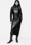 Studio: Leather Pencil Skirt - Midnight Black