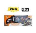 Vehicle Playset Truck W 3 Racers 29CM Marketplace Brits Bros