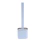 Silicone Toilet Brush With Adhesive Sticker & Stand Bathroom Cleaning Tool