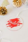 Acrylic Christmas Decorations : Red