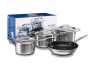 Le Creuset 3 Ply Stainless Steel 4 Piece Cookware Set