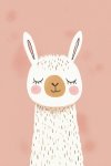Cute Llama - Wall Art Print - A1