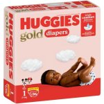 Huggies Gold Skin Soft Sz 1 - 96 Nappies Jumbo Pack
