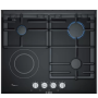 Bosch 60CM Gas / Electric Hob Black PRY6A6B70