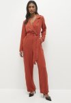 Edit Soft Utility Jumpsuit - Burnt Sienna