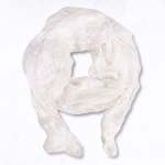 Jacquard Animal Scarf - White Free