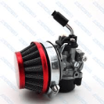 44MM Race Cone Air Filter - Blue Red Silver Gold Available - Red