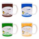 Mug Porcelain Coffee Design 11OZ – Click On Item For Colour Options