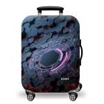 Printed Luggage Protector Cover - Neon Vault - Xlarge