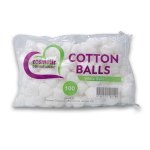Cotton White Balls 100 Pack