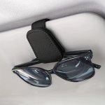 Sunglasses Holders For Car Magnetic Genuine Leather Sunglasses Clip For Car Visor Glasses Hanger Clip Car Interior Visor Accesso