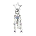 Agromusk Jellyfish Keychain Cute Y2K Car Keychains For Women Girls Jellyfish Bag Charms Purse Accessories Star Jelly Decor Pink