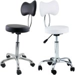 Stool Wings K02 Chrome Base With Gas-lift & Back