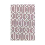 Printed Polycotton Duvet Cover Set Double Pink Patterned