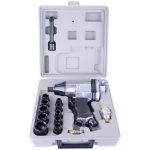 AirCraft Air Impact Wrench 1 2' 17 Piece Kit Single Hammer AT0006