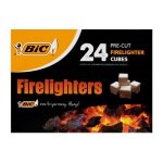 BIC Firelighters Pre-cut Cubes 24 Pack