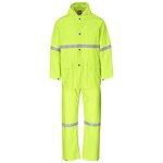 Light Duty Tornado Hi-viz Reflective Rubberised Rainsuit - Yellow - Yellow 5XL