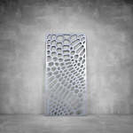 Wall Art D132 - 2000 X 1000 X 20 Indoor Matt Silver Warm White